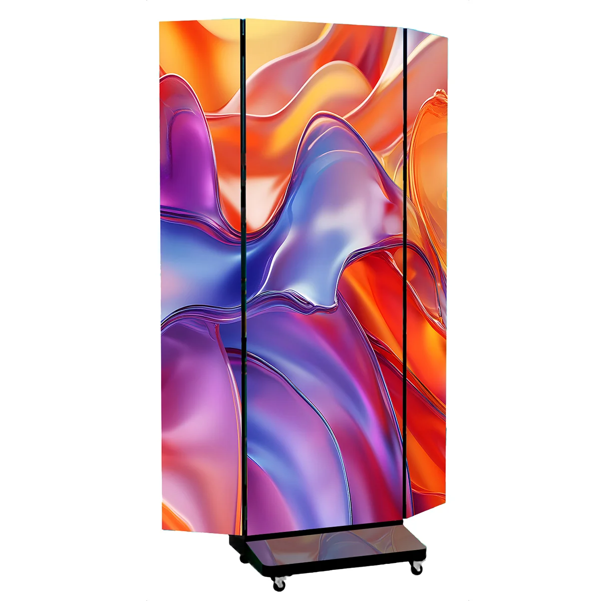 Three fold Double-sided LED poster screen - 图片 4